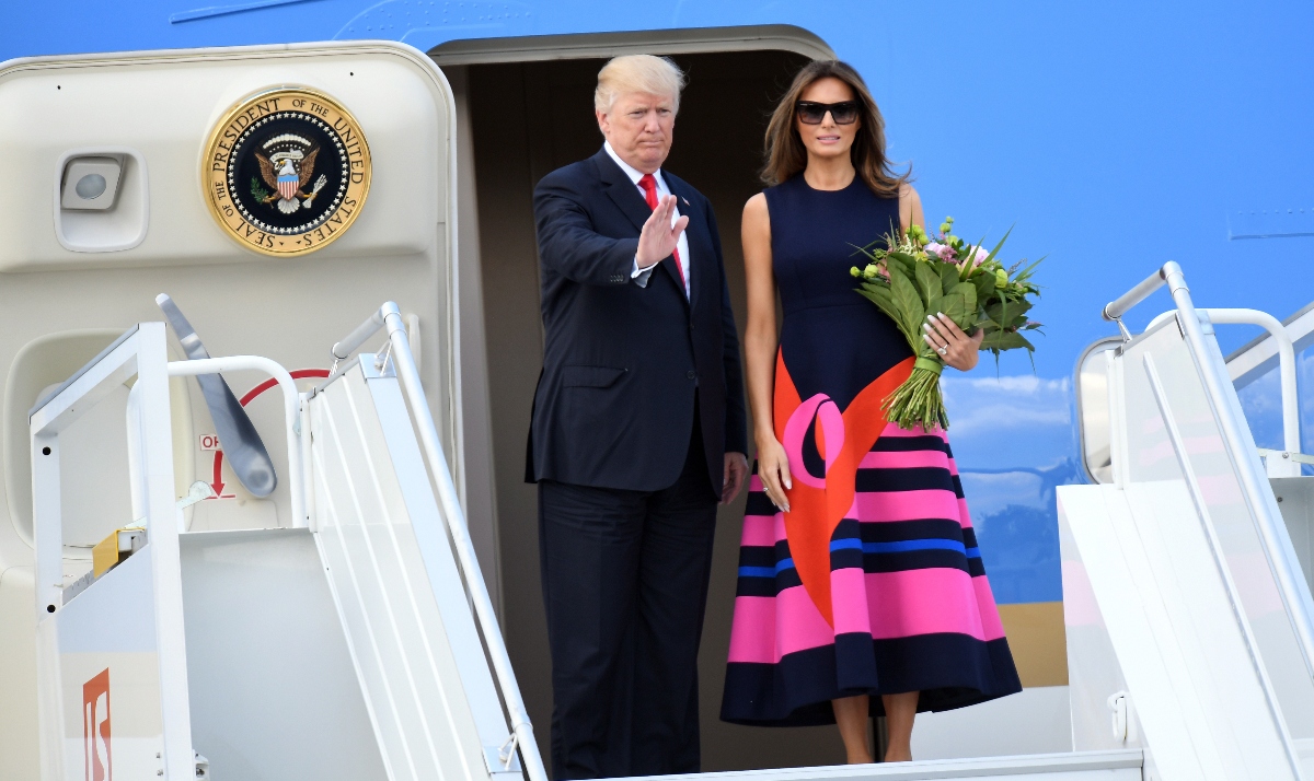 presidente de EEUU, primera dama de EEUU, avión presidencial, Force One, QuéOnnda
