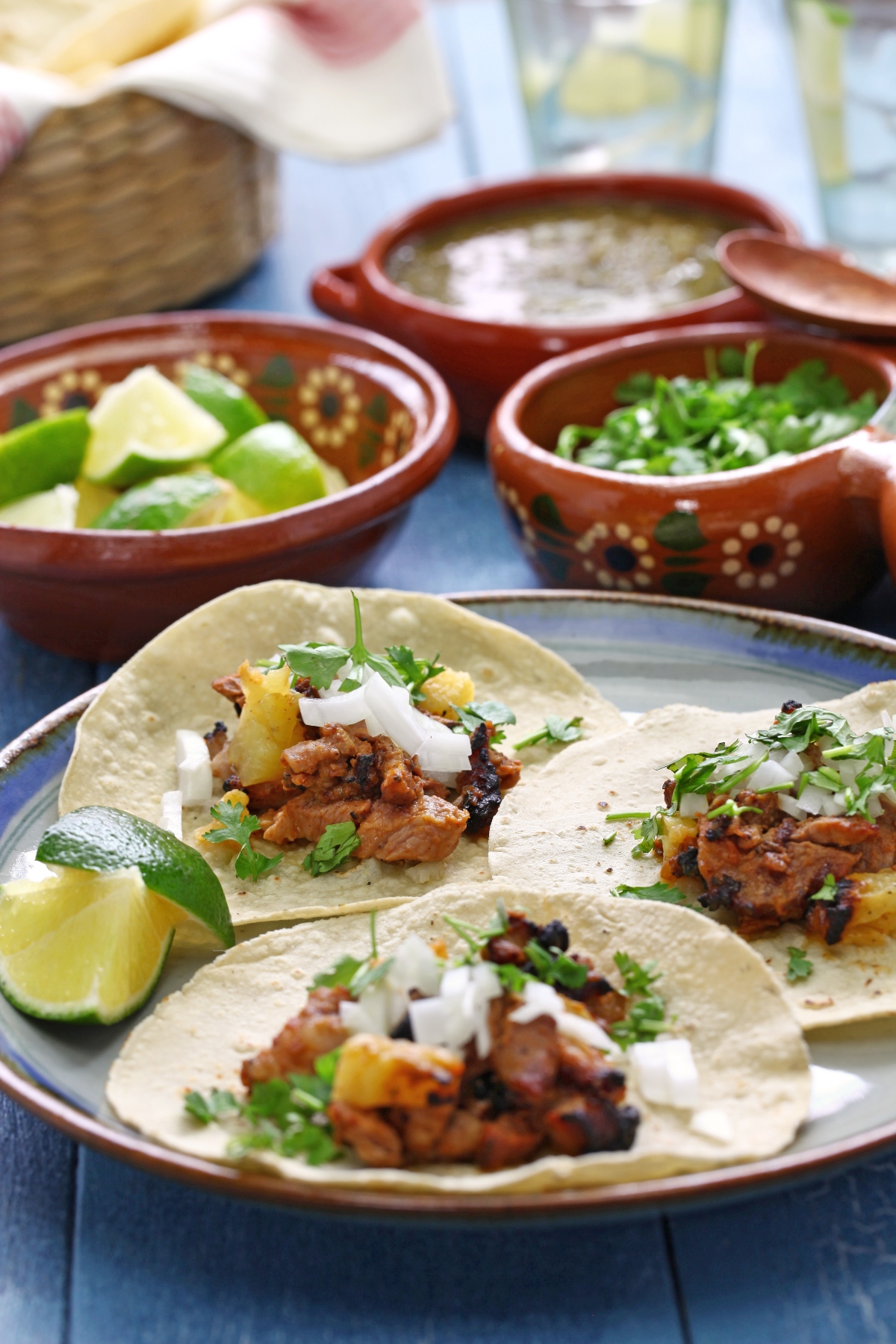Plan de comidas saludable, tacos al pastor, tacos, comida mexicana, QuéOnnda