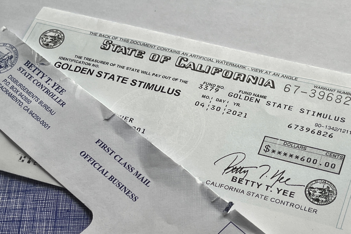cheques de estímulo california