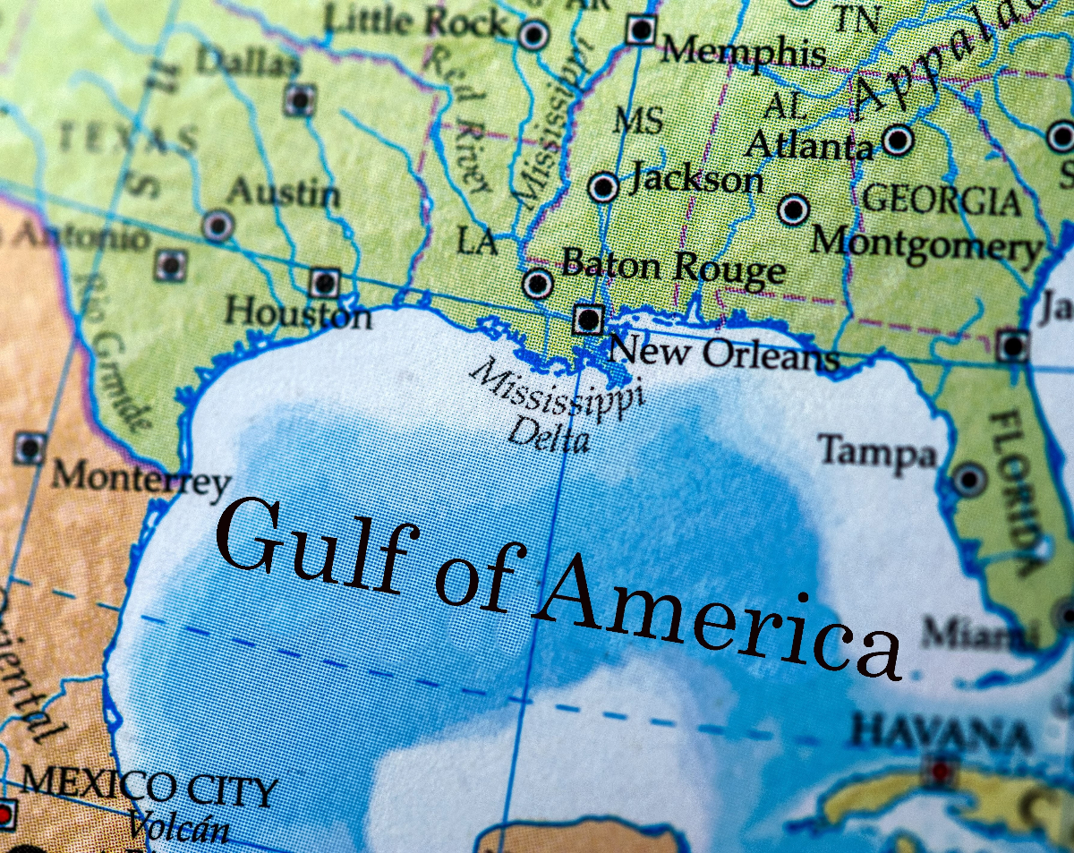 Golfo de América, mapa del Golfo de América, Golfo de América Trump, QuéOnnda