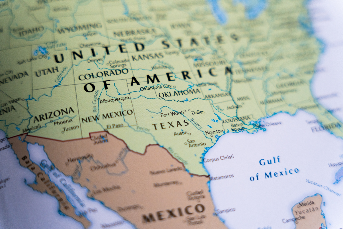 Golfo de México, mapa del Golfo de México, Golfo de México Trump, mar, QuéOnnda