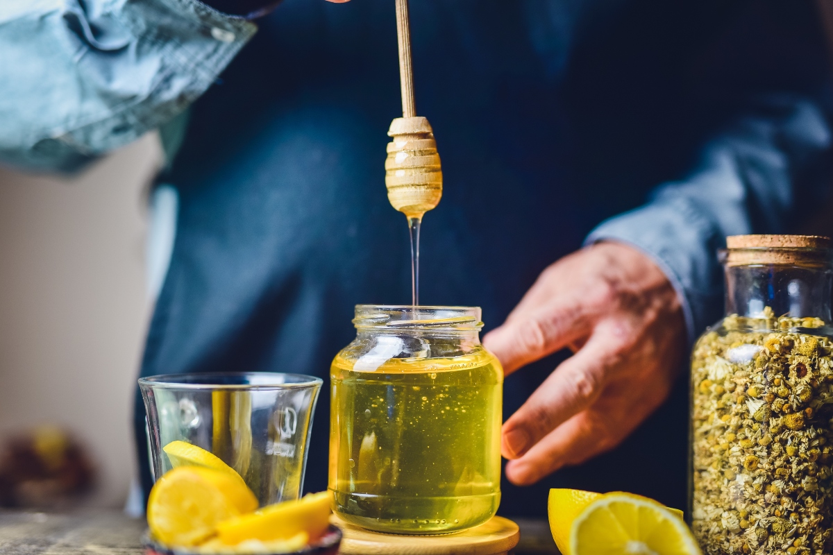 miel con limón, salud, gripe