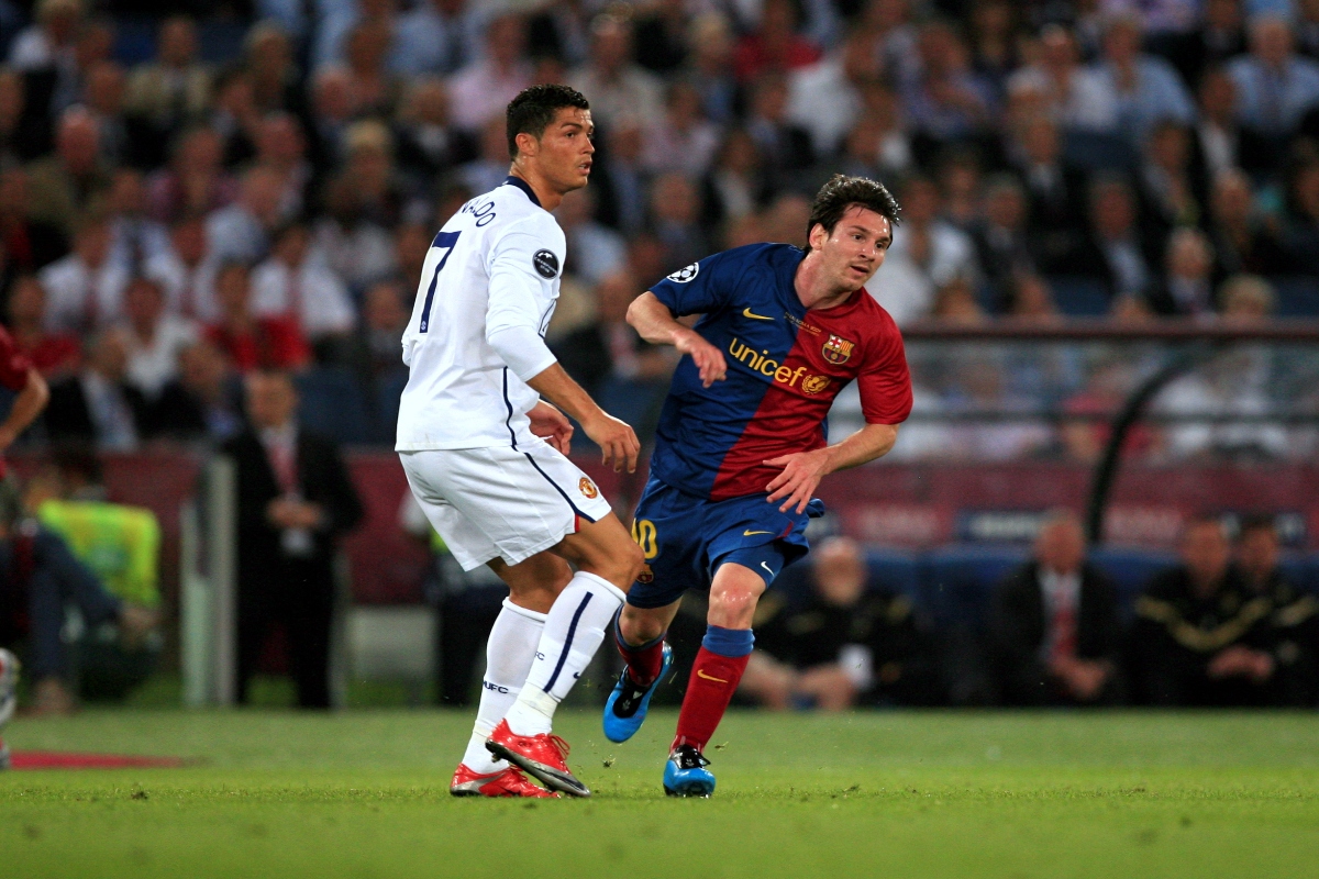 Messi y Cristiano Ronaldo