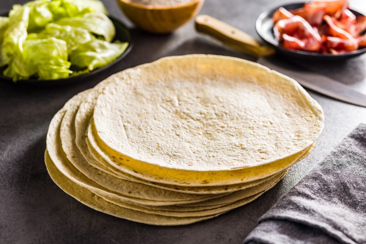 tortillas, corn, flour