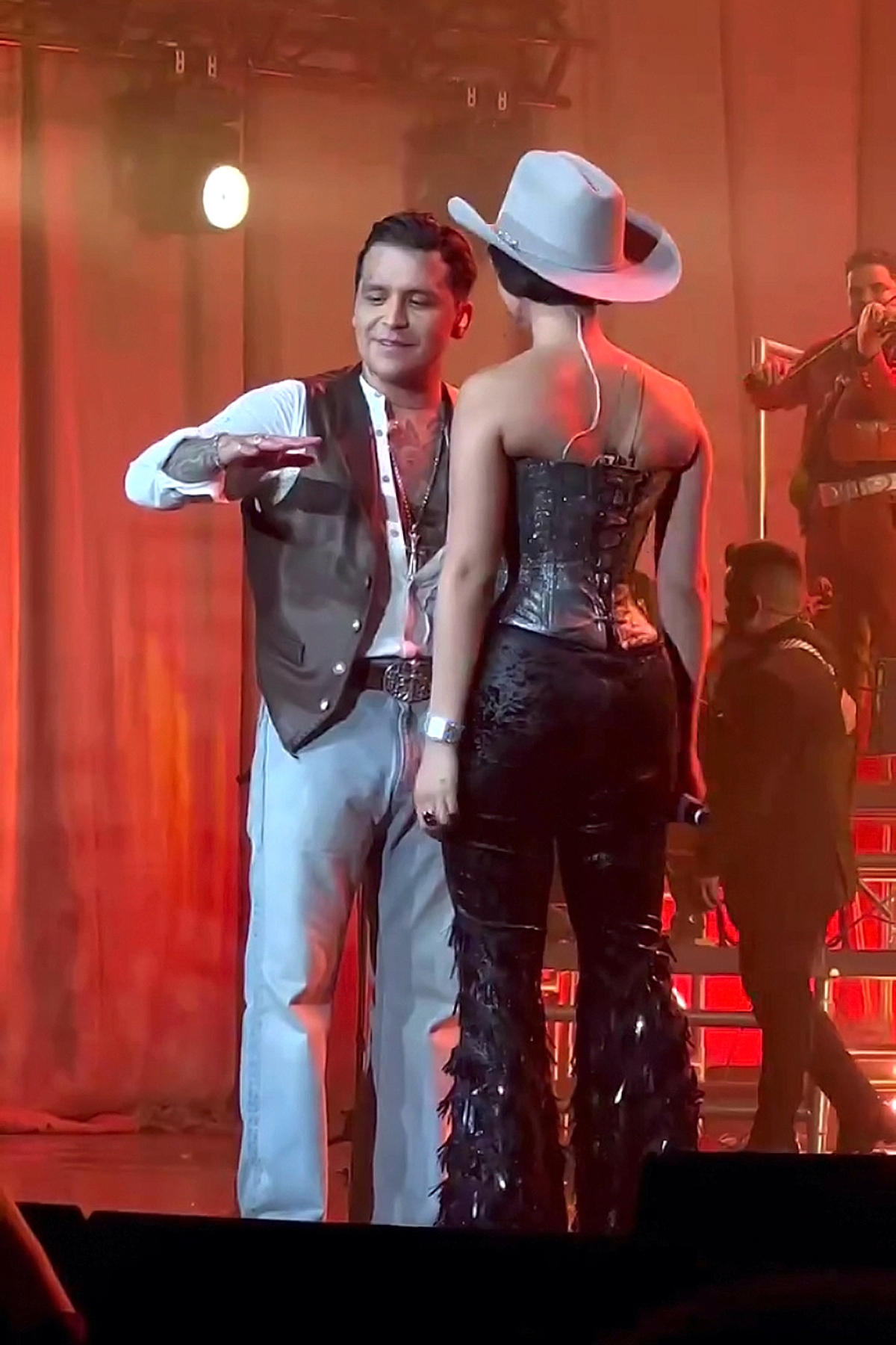 Ángela Aguilar, Christian Nodal, música