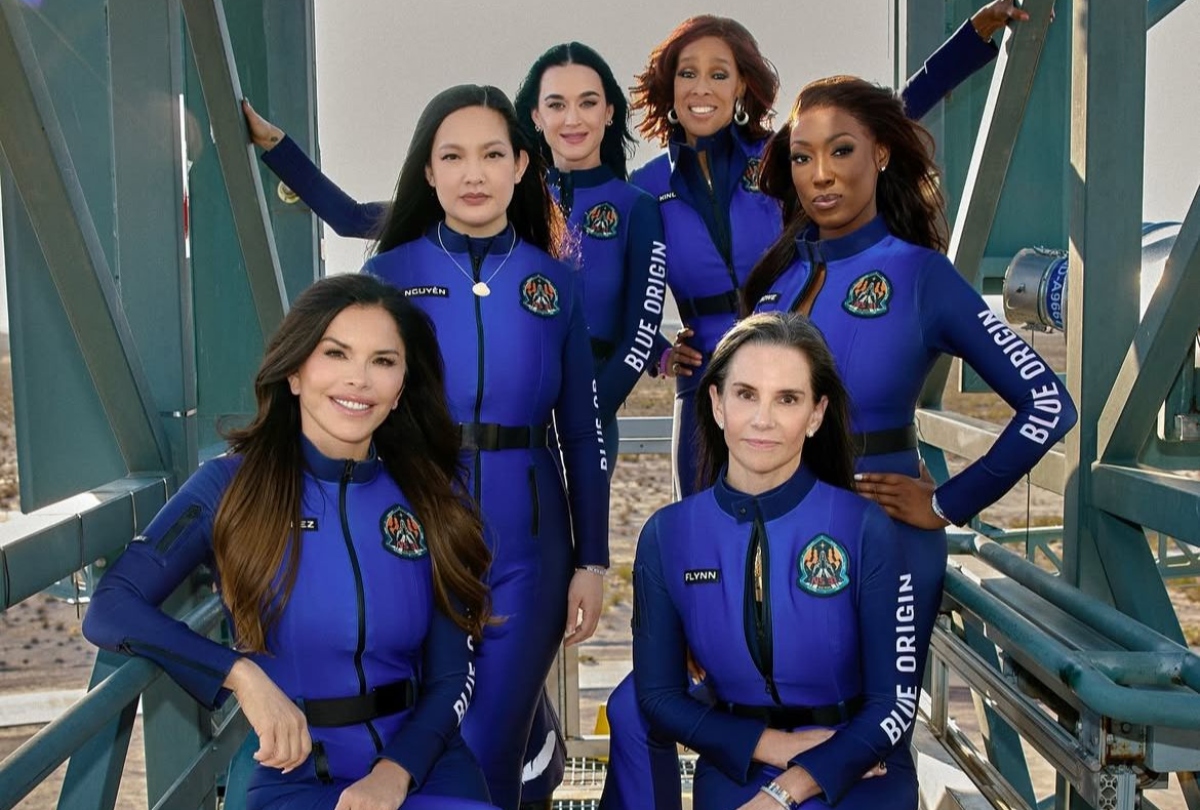 Katy Perry y otras mujeres viajan al espacio en la misión NS-31