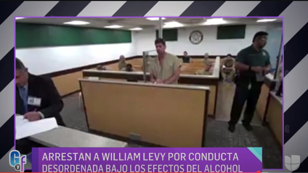 William Levy, arresto, detenido