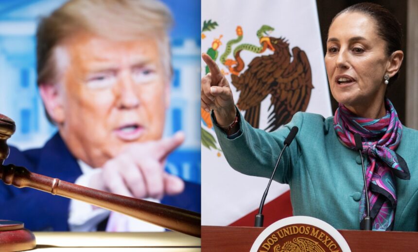 Claudia Sheinbaum, Trump, política