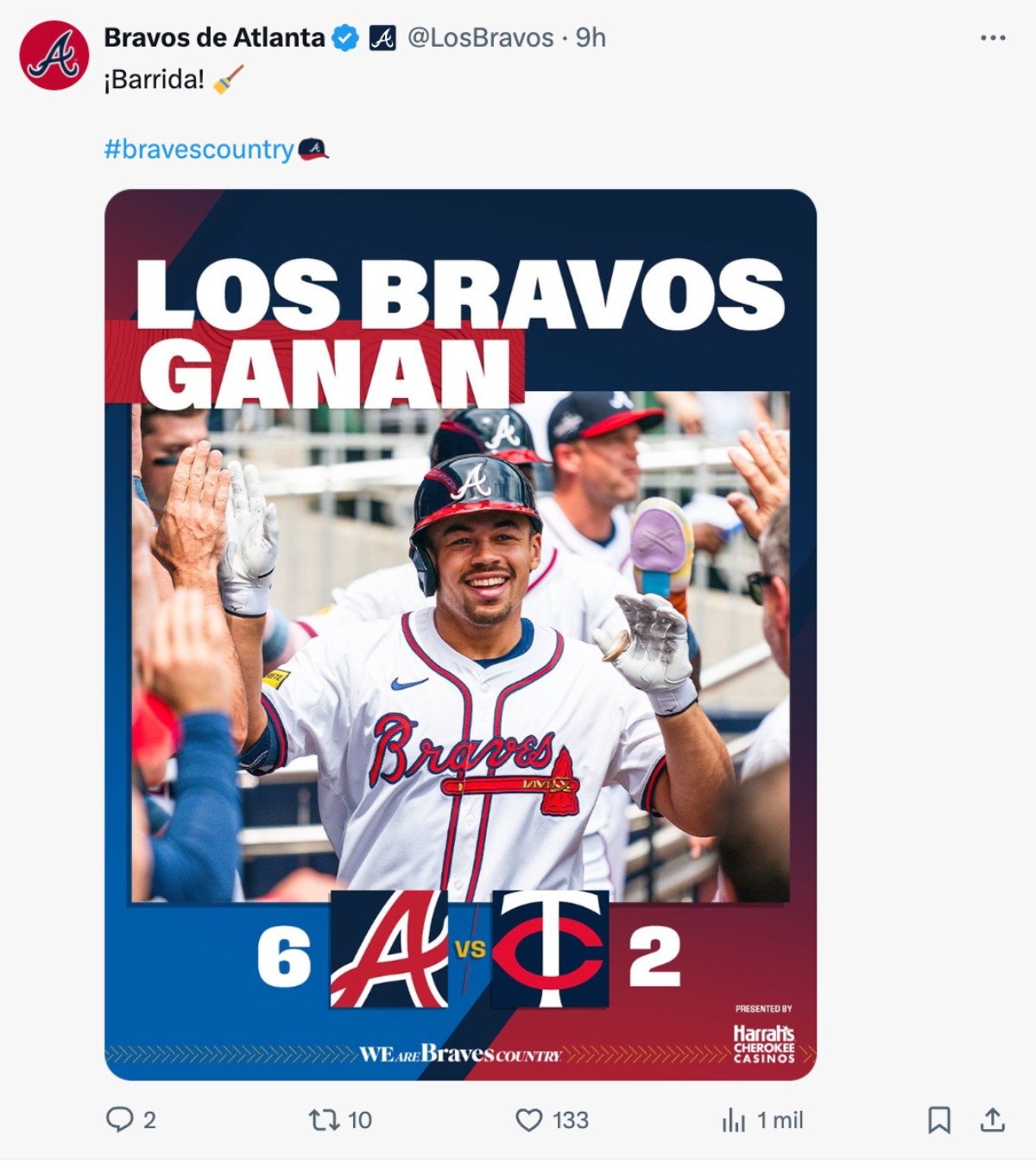 Noelvi Marte Grand Slam, Noelvi Marte, Grand Slam, Bravos de Atlanta, MLB, QuéOnnda