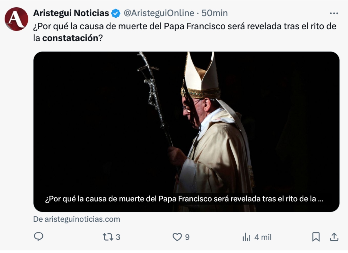 Causa muerte papa Francisco, papa Francisco, de qué murió el papa Francisco, Vaticano, QuéOnnda