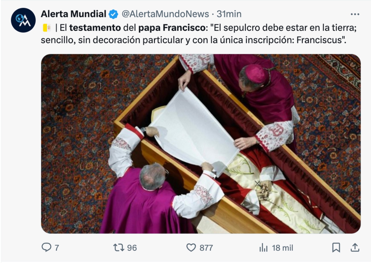 funeral papa Francisco, papa Francisco, funeral, Sede Vacante, QuéOnnda