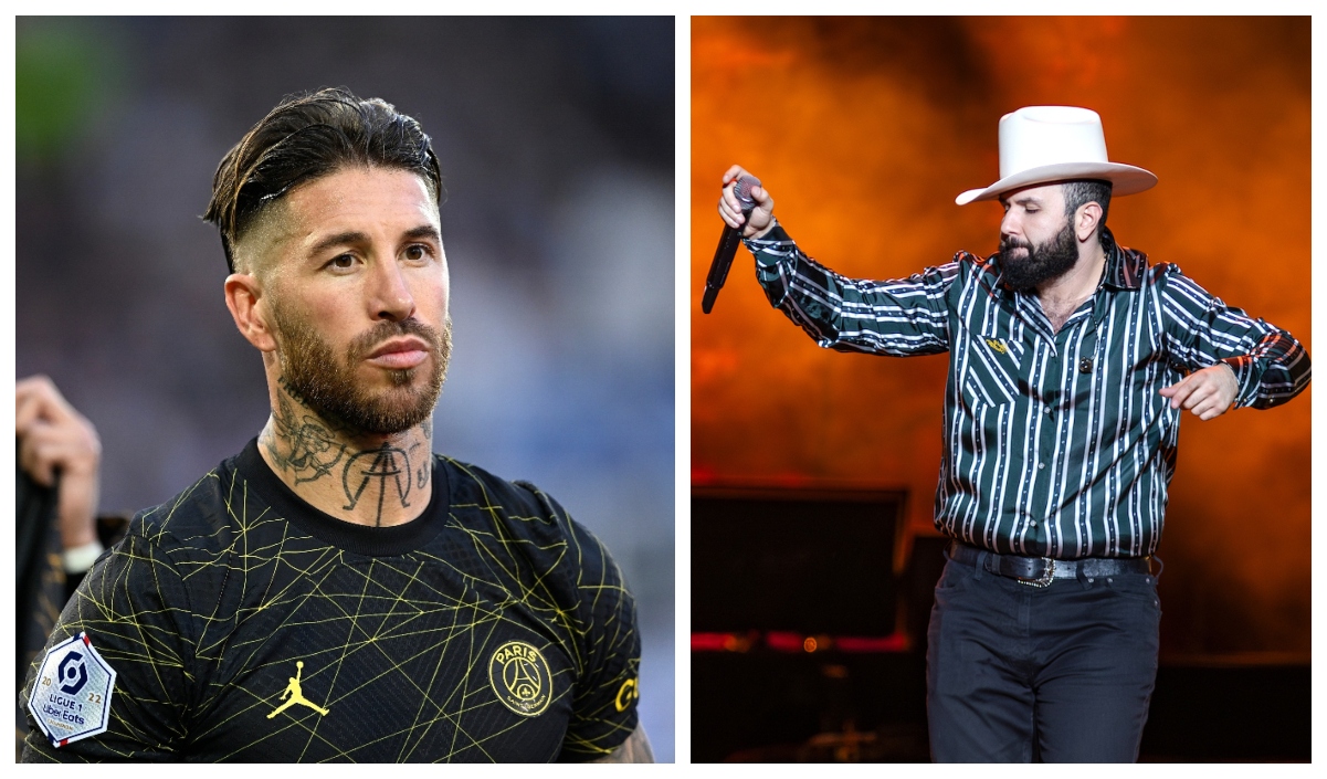 El futbolista Sergio Ramos incursiona en la música junto a Carín León