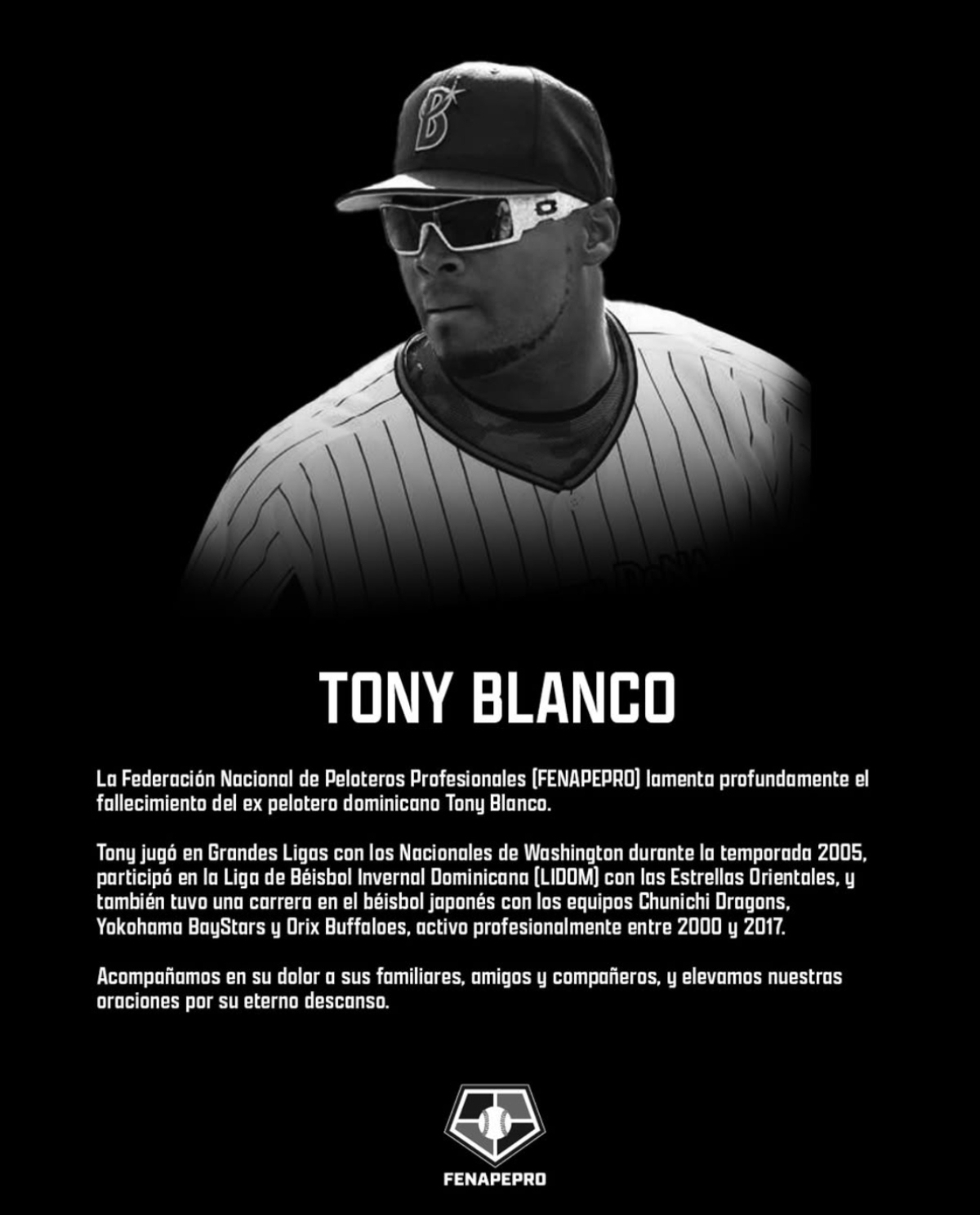 Tony Blanco, expelotero, Nacionales de Washington, beisbolista, QuéOnnda