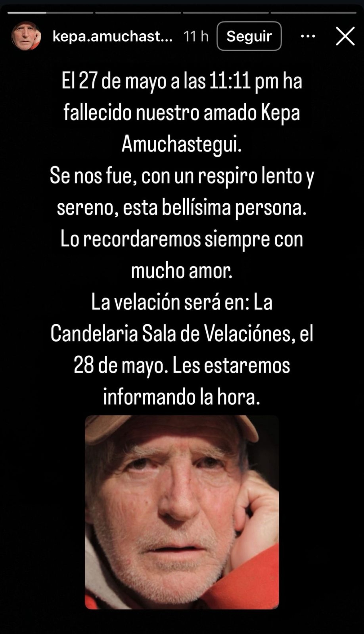Kepa Amuchastegui, televisión