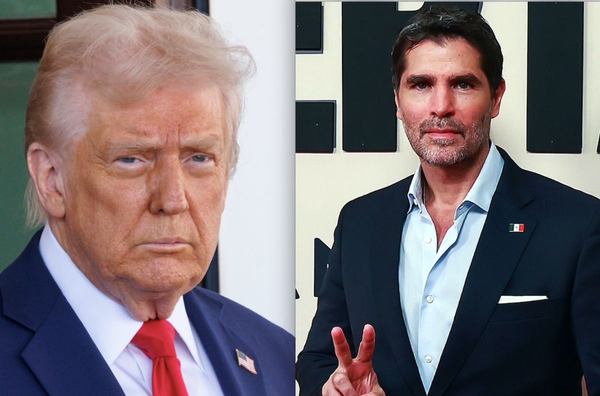 ¿Lo defiende? Eduardo Verástegui reacciona al polémico ‘meme’ de Trump vestido de Papa