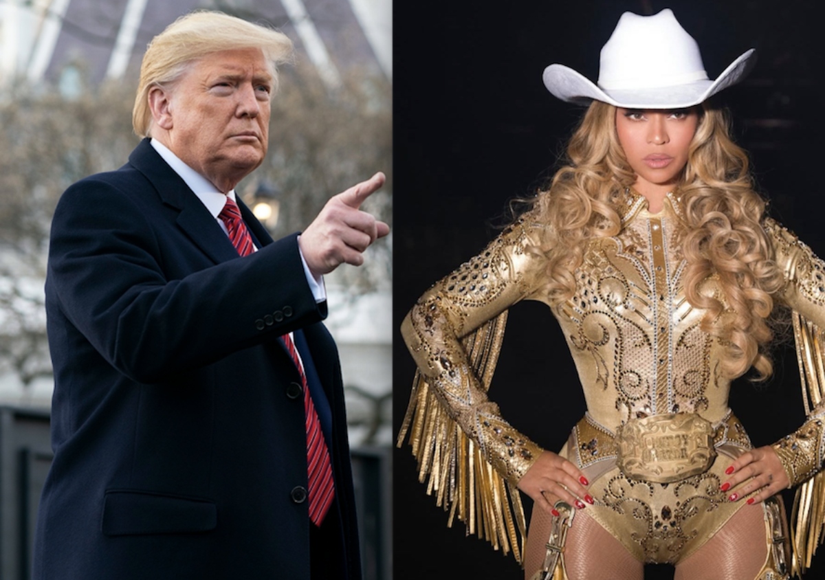 Donald Trump va tras Beyoncé y otros artistas por apoyar a Kamala Harris
