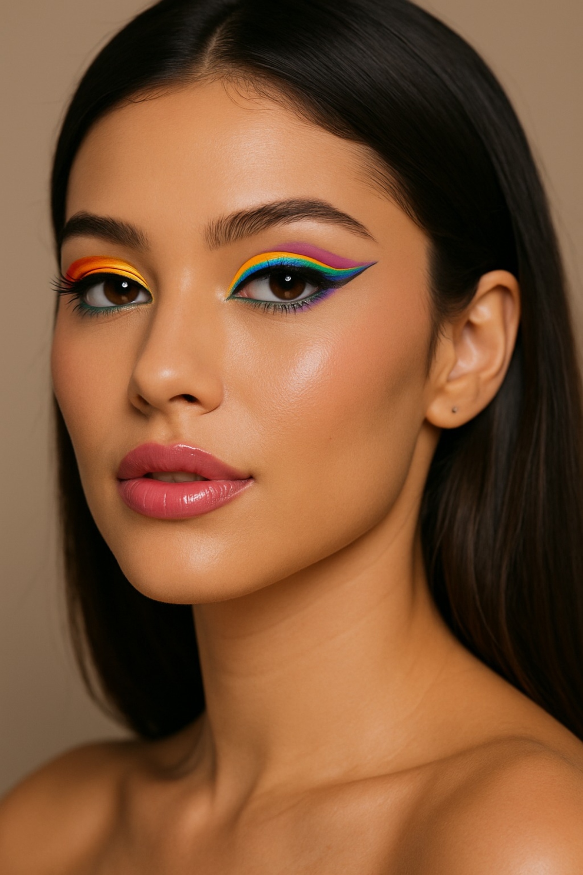 salud, maquillaje, delineado