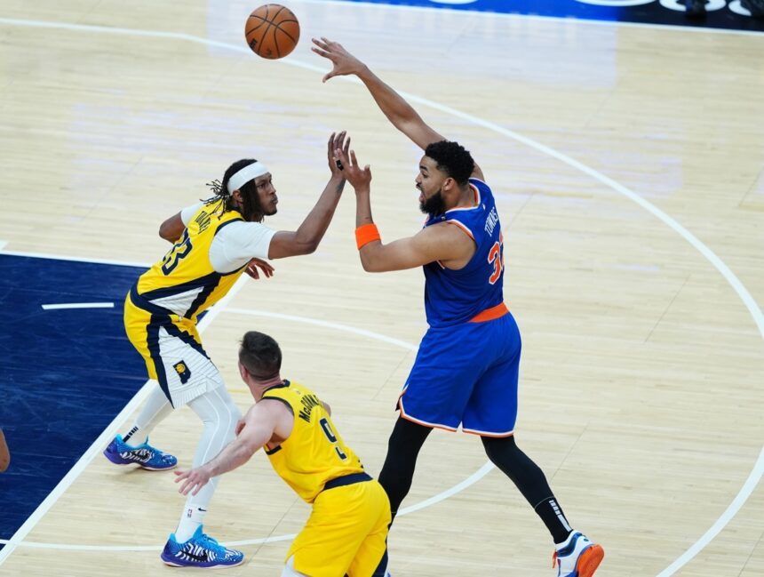 Towns Knicks remontada Pacers, Knicks, Pacers,