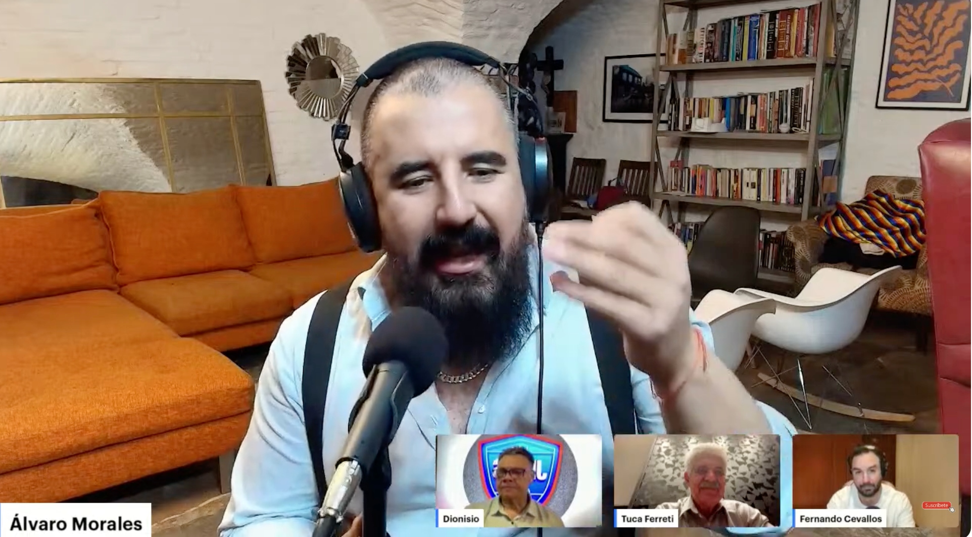 Los Jefes, QuéOnnda.tv, Álvaro Morales, Fernando Cevallos, Dionisio Estrada, QuéOnnda