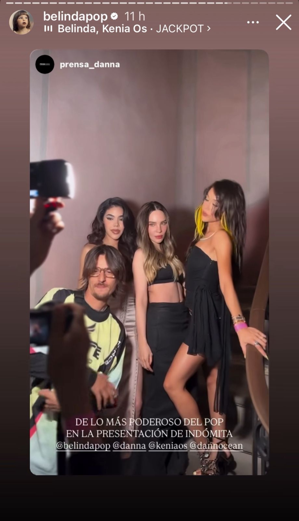 Belinda, famosos, entretenimiento