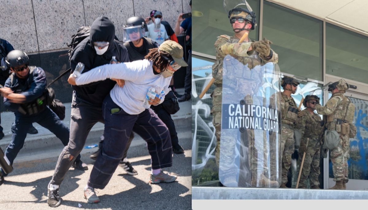 Trump ordena despliegue de 700 marines por protestas migratorias en Los Ángeles