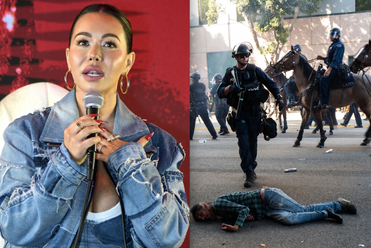 Chiquis Rivera llora por las redadas y protestas en Los Ángeles