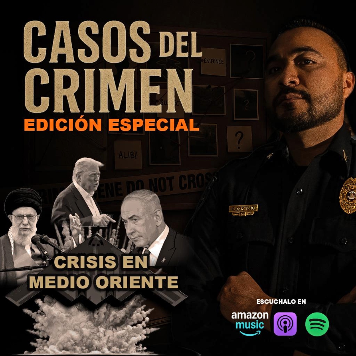 Casos Crimen Medio Oriente, Casos del Crimen, Crisis en Medio Oriente, podcast, QuéOnnda
