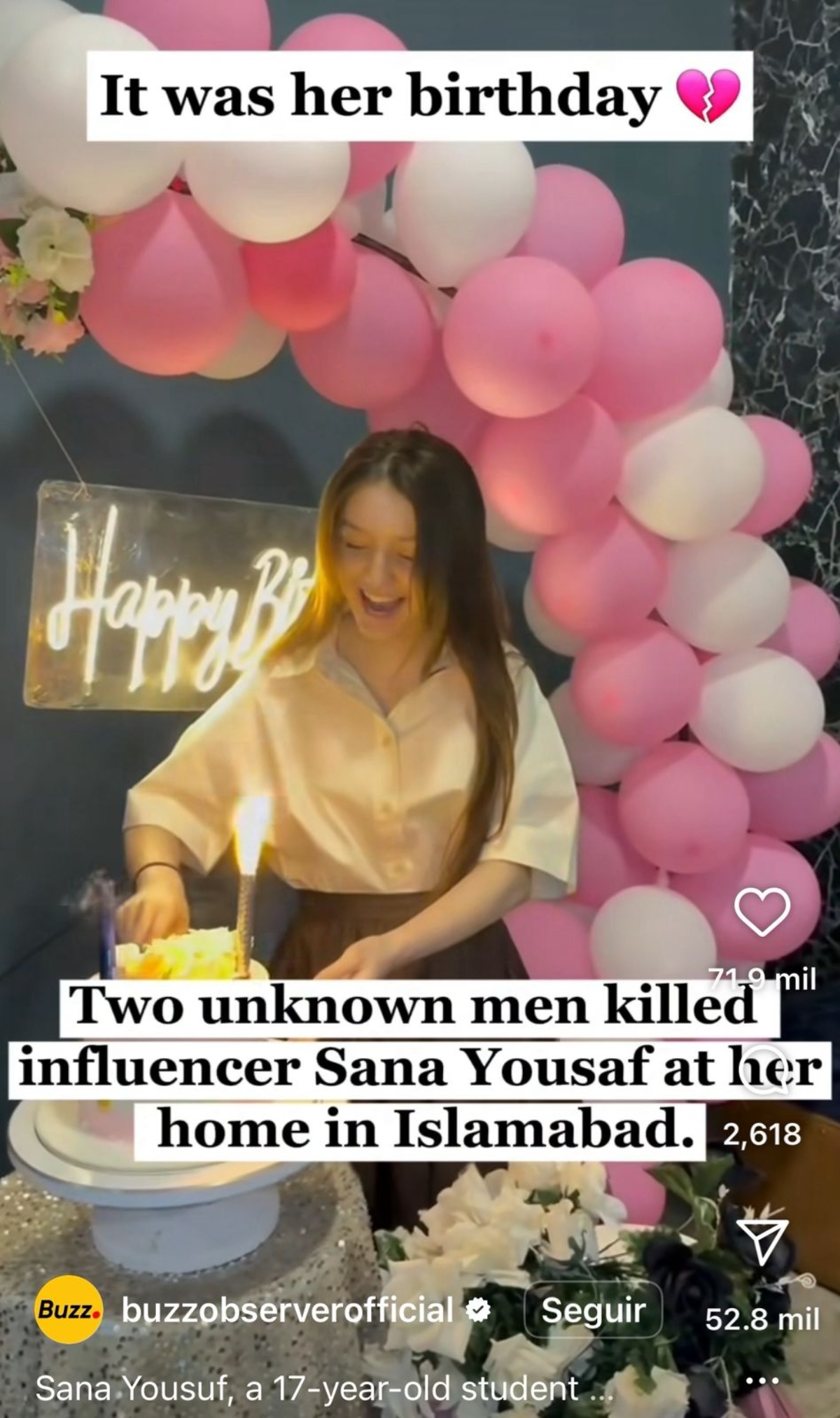 crimen, asesinato, influencer