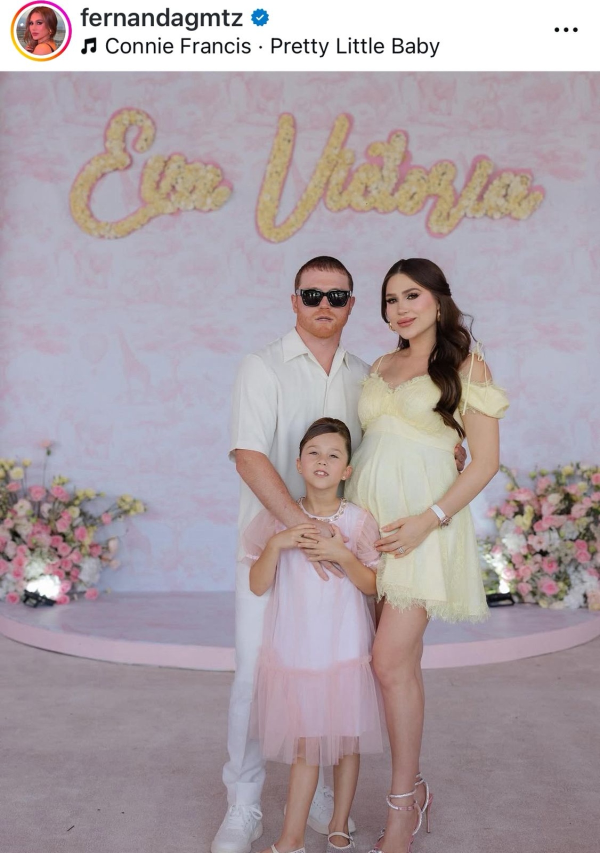 Canelo, esposa, baby shower