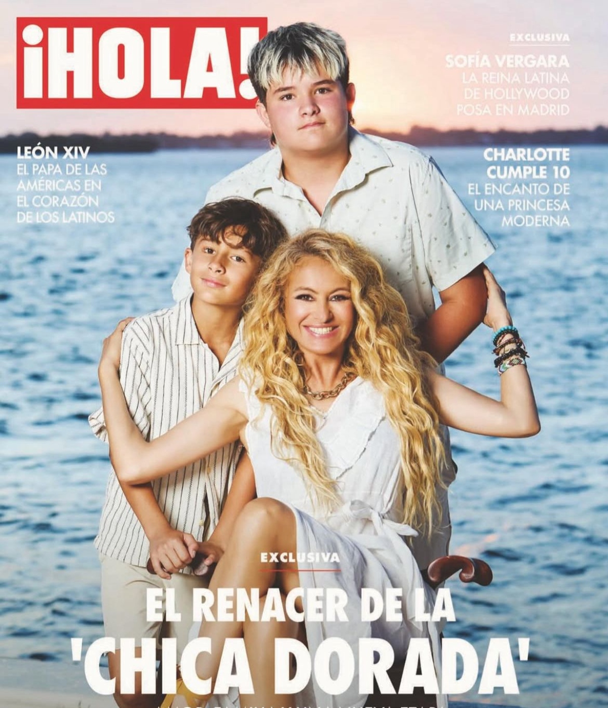 Paulina Rubio, hijo, Colate