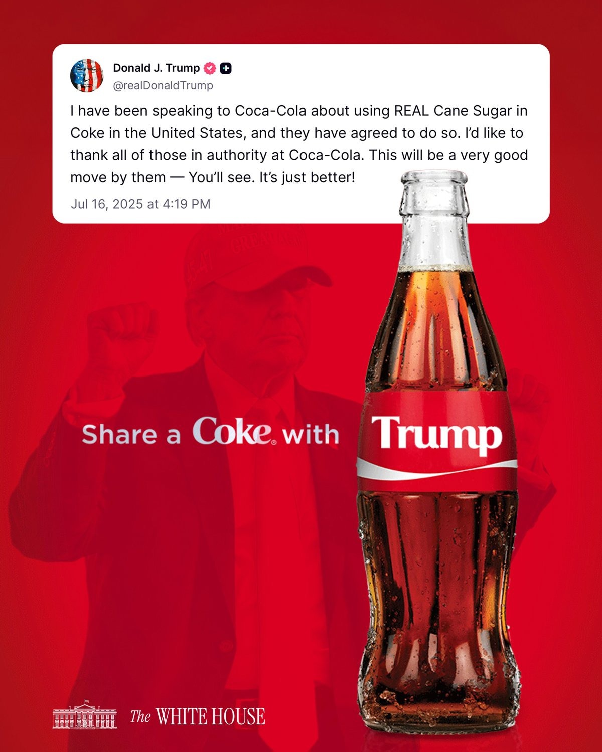 Coca Cola, Trump, negocios