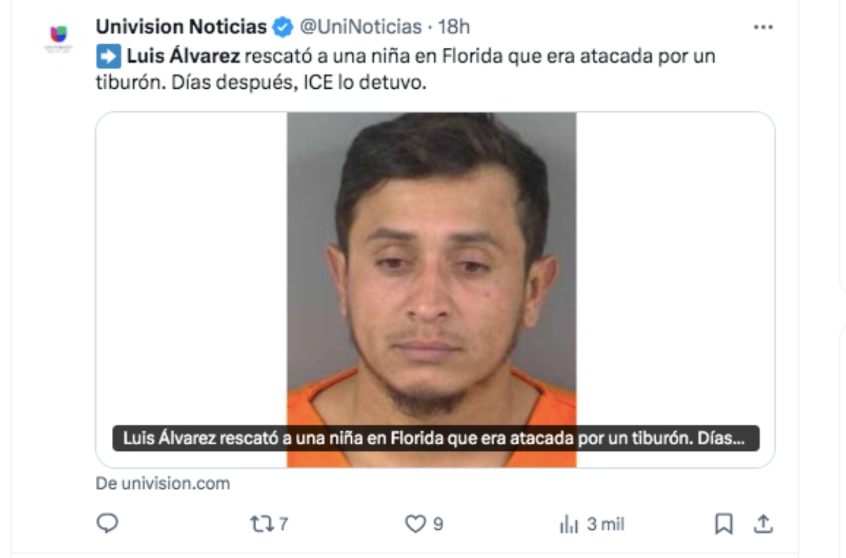 Luis Álvarez, inmigrante
