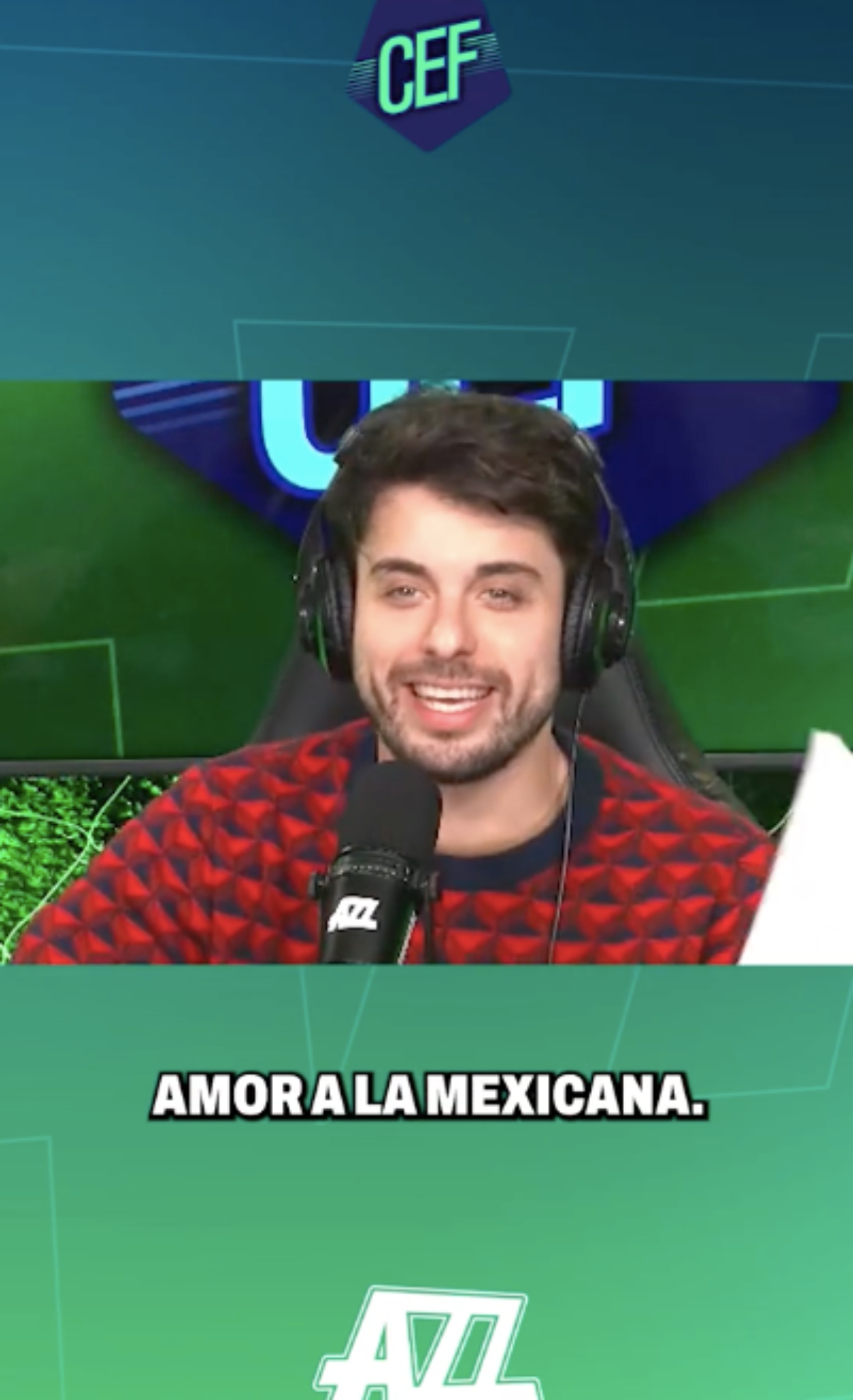 Amor a la mexicana, futbol, canción