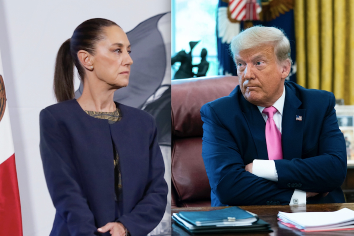 Claudia Sheinbaum, presidenta de México critica sin piedad el plan fiscal de Trump
