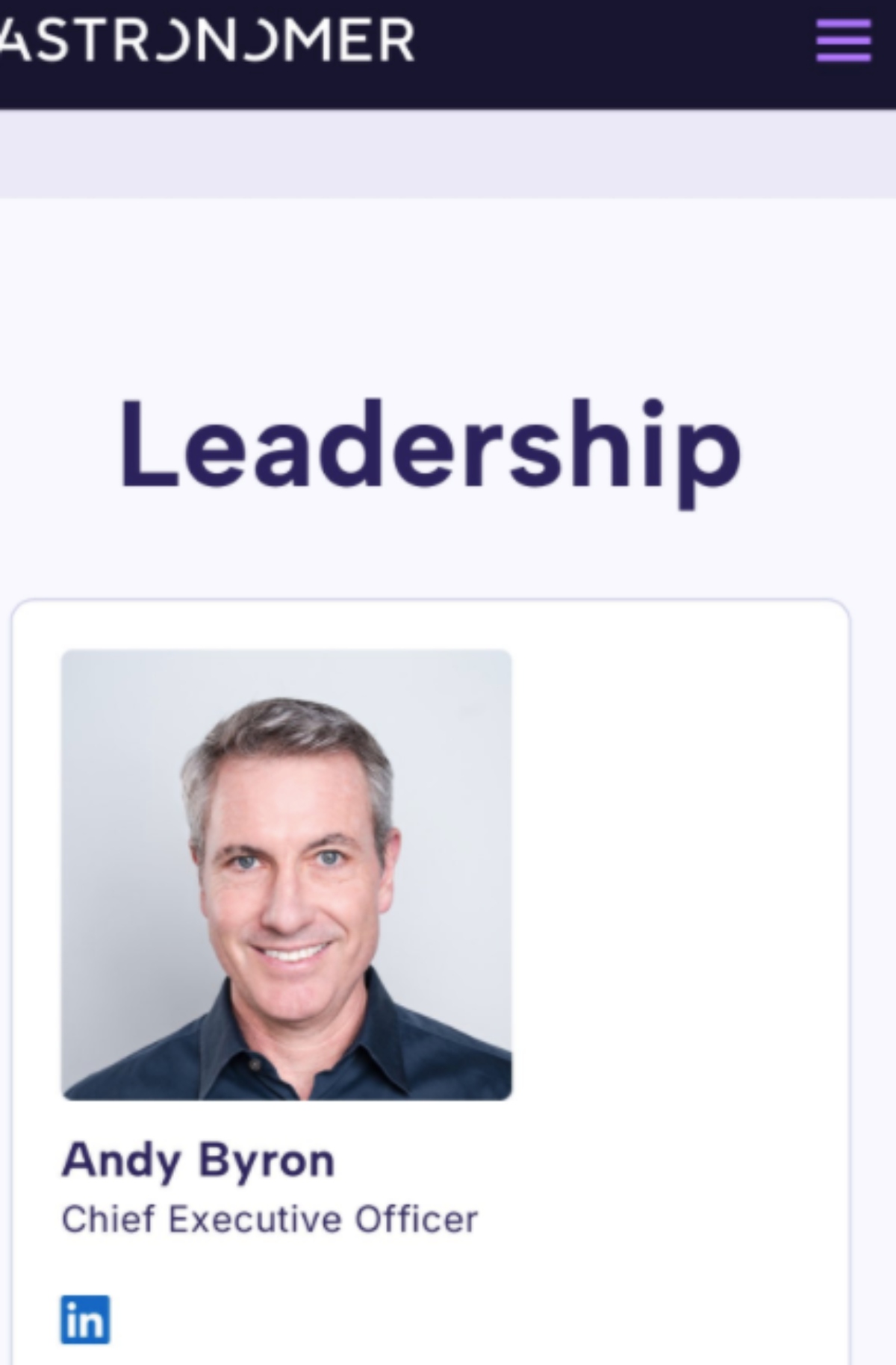 Andy Byron, Coldplay, CEO