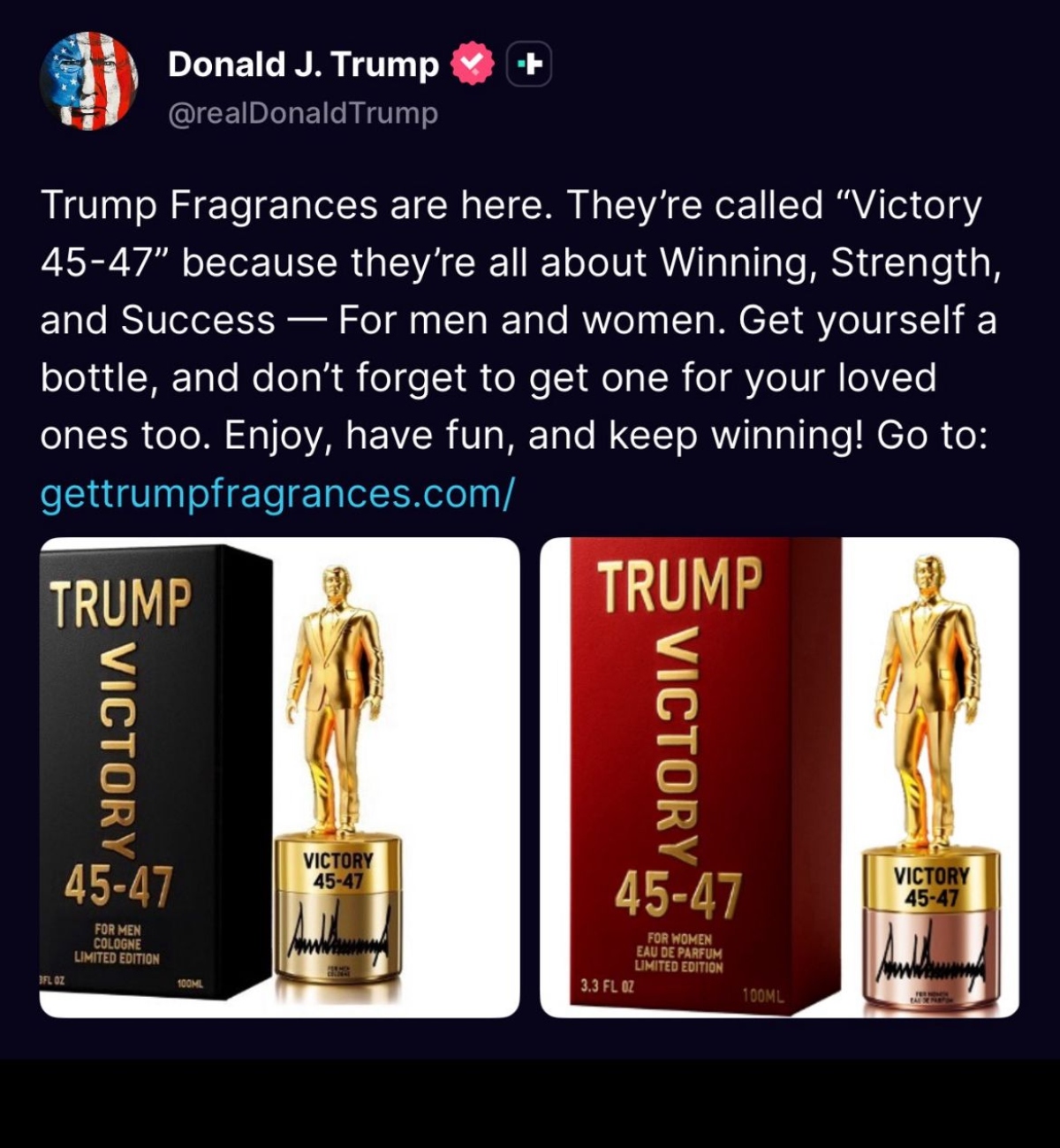 loción, perfume, política