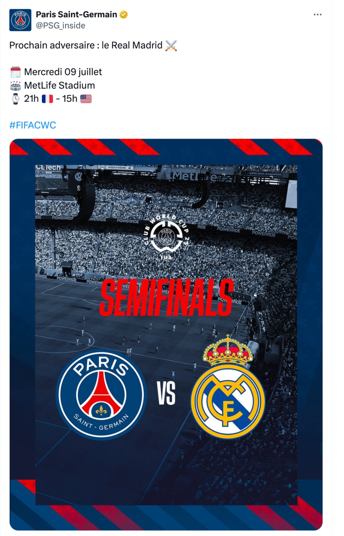 Real Madrid vs PSG, Real Madrid, PSG, Mundial de Clubes, QuéOnnda