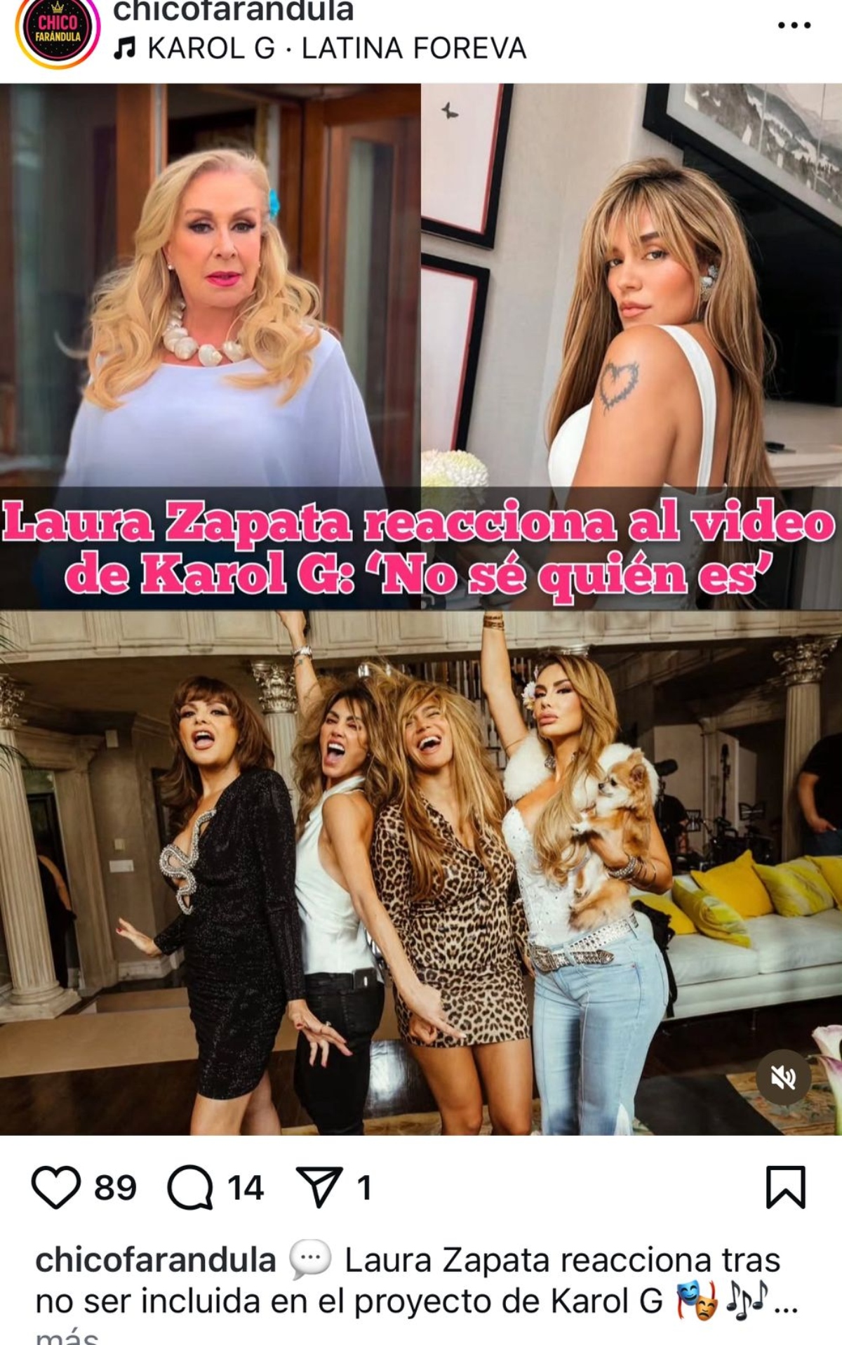 Karol G, Laura Zapata, entretenimiento