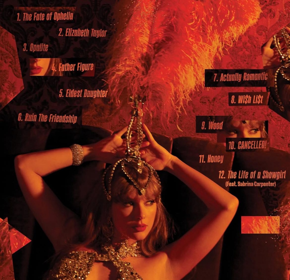 tracklist, Taylor Swift