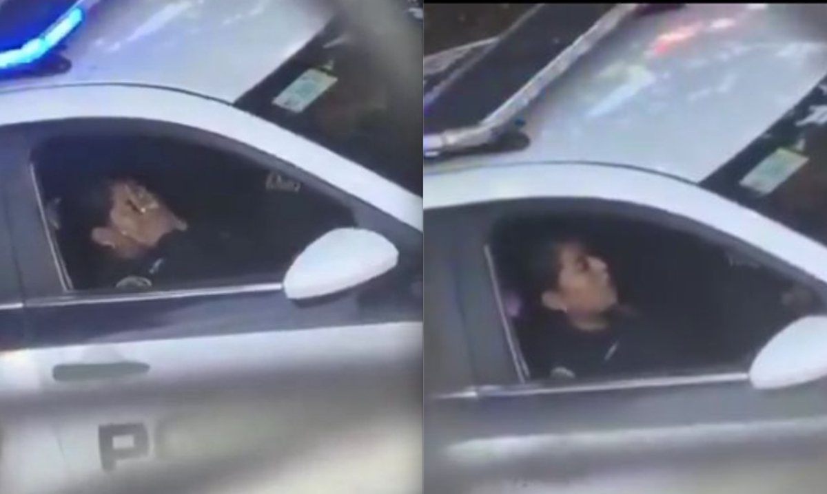 Policías de la Ciudad de México son captados arriba de la patrulla haciendo ‘actos sucios’