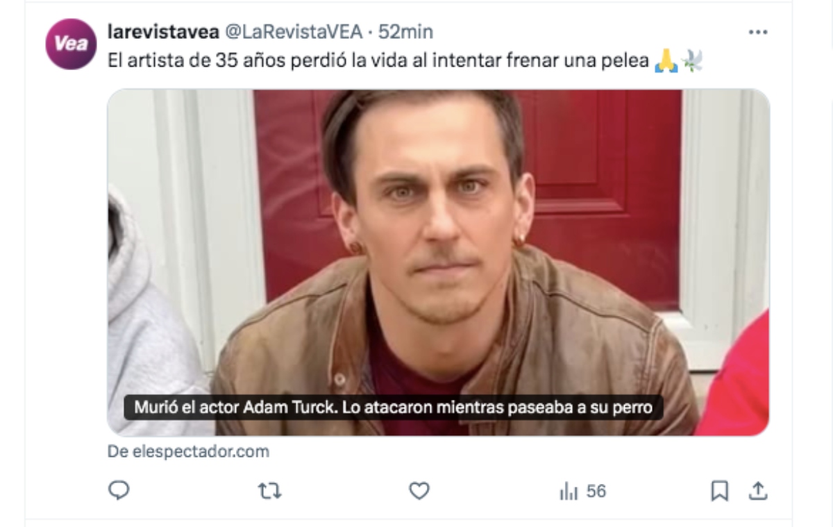 Adam Turck, crimen, asesinato