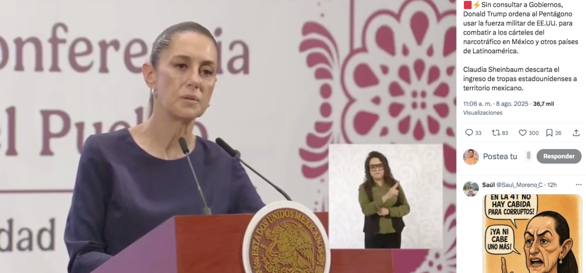 Claudia Sheinbaum, Trump, México