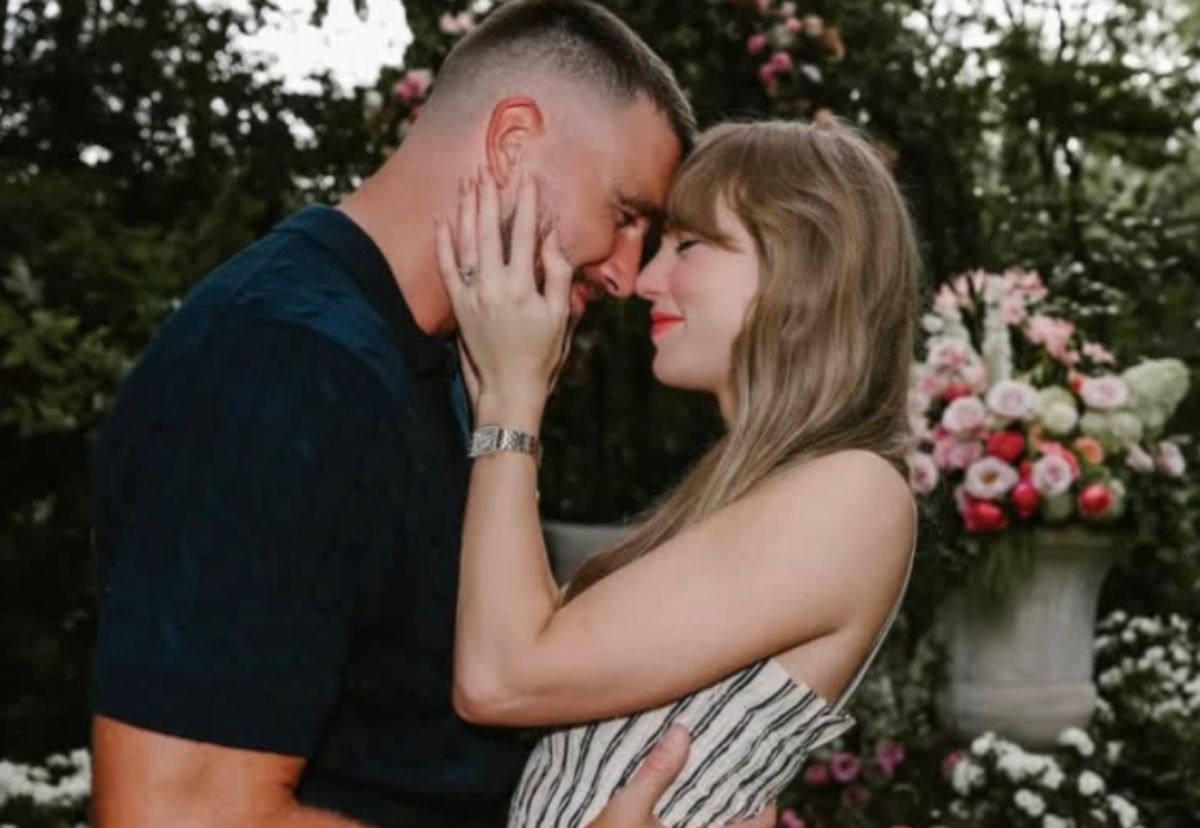 Tras comprometerse, Taylor Swift reaparece junto a Travis Kelce