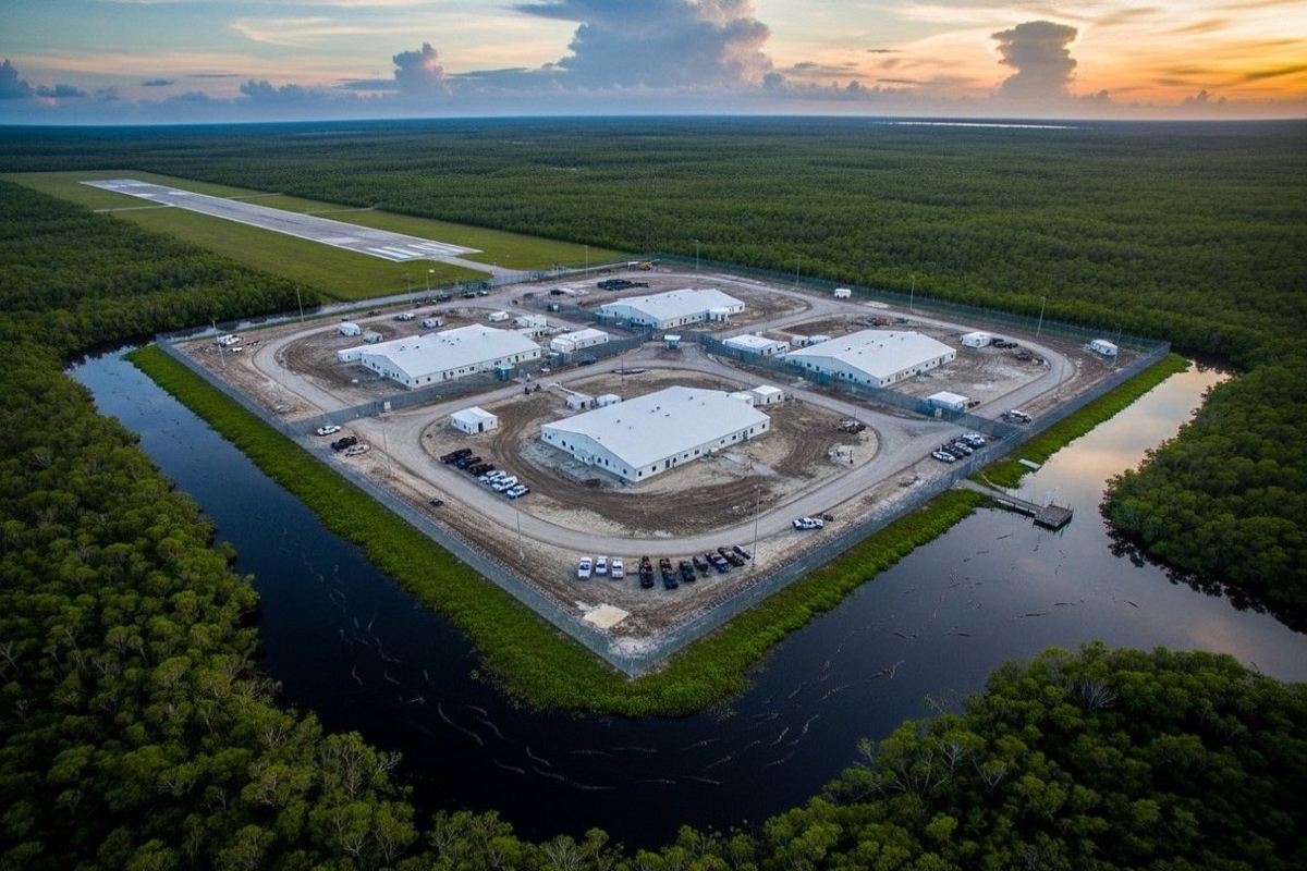 Juez desestima demanda por acceso legal de migrantes en Alligator Alcatraz