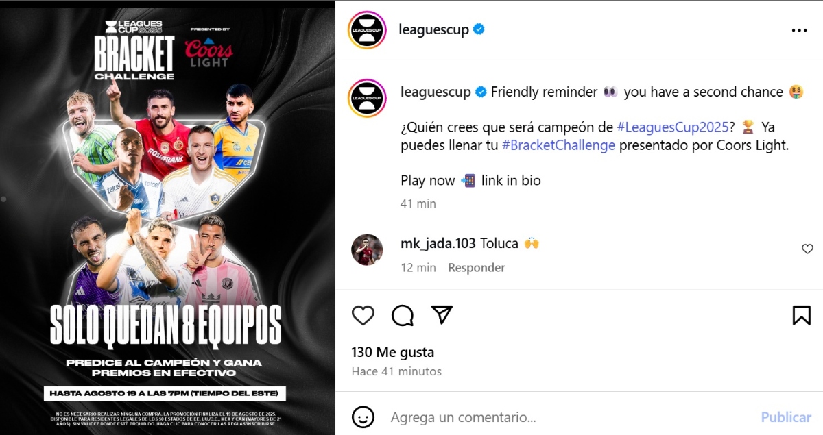 Cuartos de final Leagues Cup