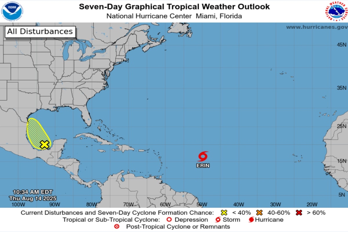 ¡Alerta en el Atlántico! Tormenta Erin se transforma en el primer huracán de la temporada