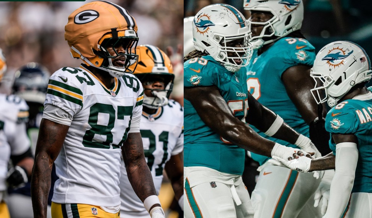 Packers y Dolphins cierran la pretemporada de la NFL ganando