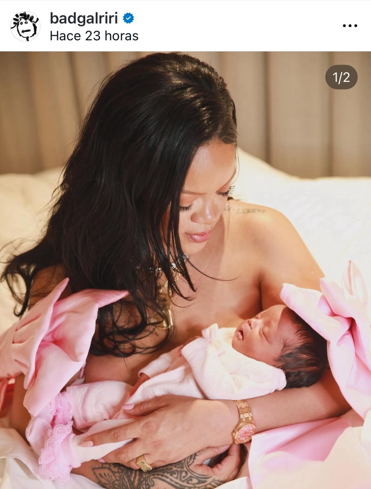 Rihanna, bebita