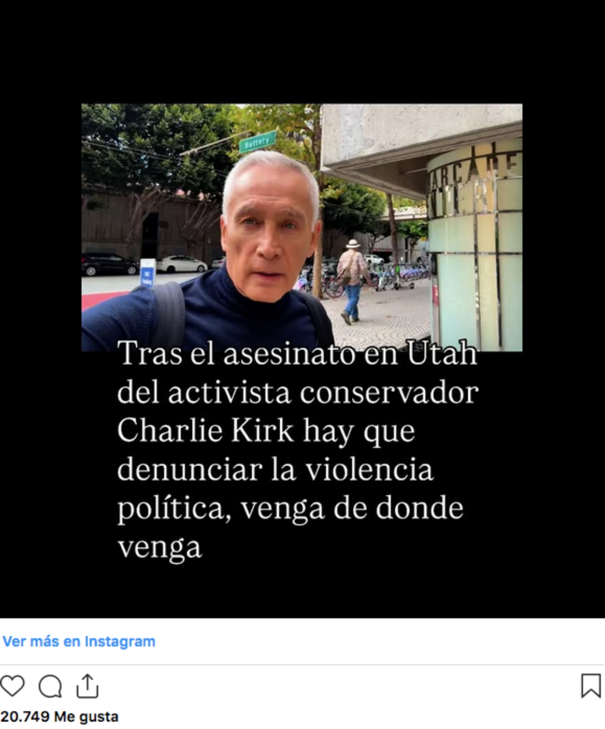 Jorge Ramos, Charlie Kirk