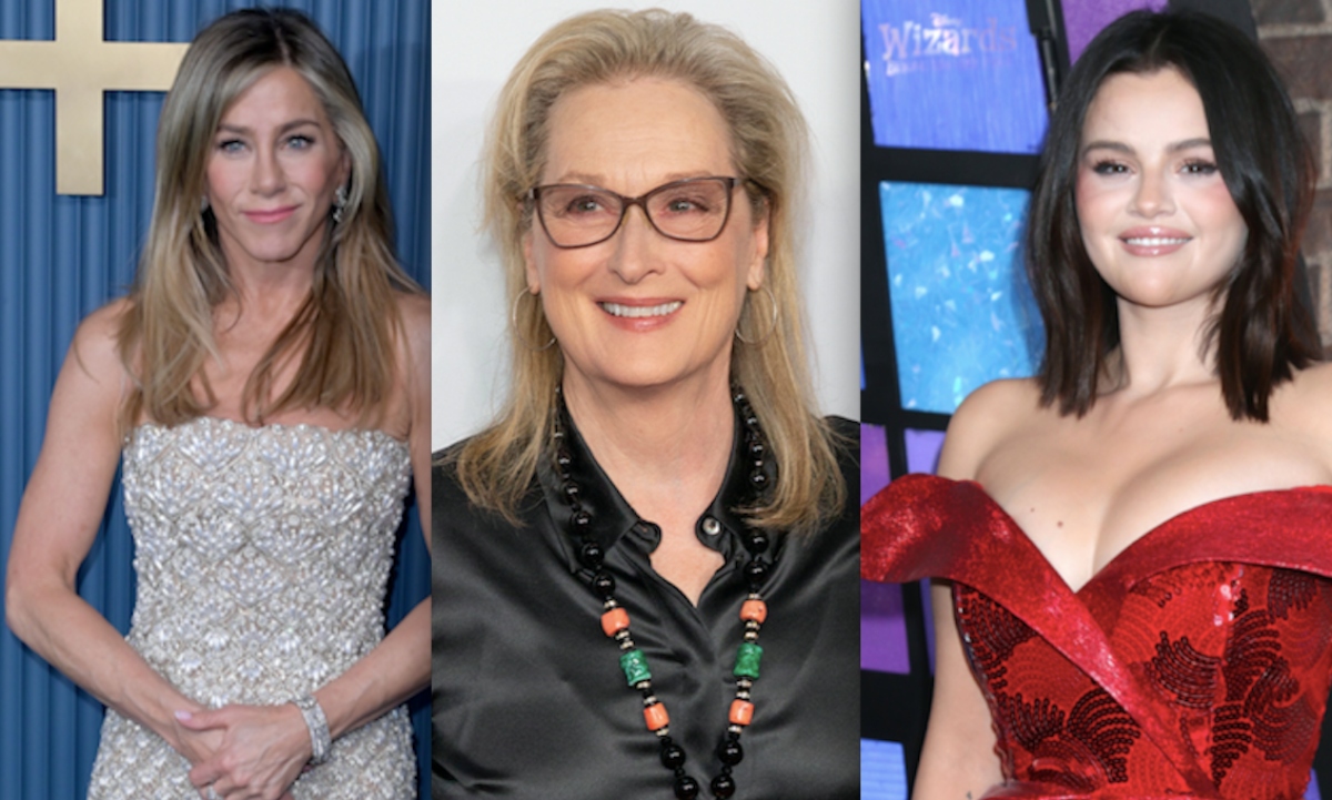 Jennifer Aniston, Selena Gómez, Meryl Streep y otros 400 artistas se unen por la libertad de expresión